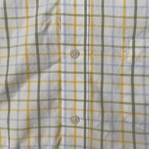 Gap Shirt Mens XL Plaid Button Down Classic Fit Lightweight Office Casual - Picture 3 of 8